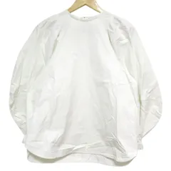 美品 21AW yori ヨリ 長袖 クルーネック プルオーバー ビッグパフスリーブブラウス YR2121-103AW サイズF オフホワイト レディース 古着 中古 美品 21AW yori ヨリ 長袖 クルーネック プルオーバー ビッグ
