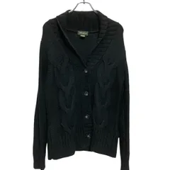 Eddie Bauer ウール混紡 ニット セーター カーディガン M ブラック エディーバウアー ショールカラー 古着卸 アメリカ仕入 a612-6942のサムネイル