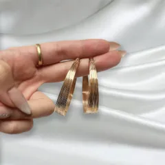 ピアス きれいめ 大人 高級感 フープピアス わっか 大きめ ピンクゴールド