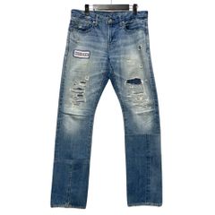 HYSTERIC GLAMOUR ヒステリックグラマー 品番 02201AP16  ダイナミックパッチ リメイク 加工 デニムパンツ サイズ 34 正規品 / 50629