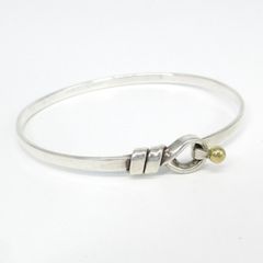 ティファニー Tiffany＆Co. フック&アイ ブレスレット  バングル シルバーアクセサリー 管理10655