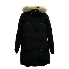 【中古】MOOSE KNUCKLES ダウンジャケット スリークォータージャケット サイズXS フォックスファー フード ブランド[91]