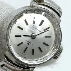 動作未確認　SEIKO　セイコー　SOLAR ソーラー ラウンド 手巻き 腕時計 レディース 2針 シルバー 10-0820