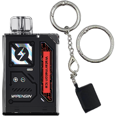 Vapengin7500（ベイプエンジン）Watermelon Ice（ウォーターメロンアイス）Vapengin7500専用キャップ付きキーホルダーセット ベイプ 本体 持ち運びシーシャ vape 電子タバコ 爆煙