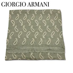 買い安いジョルジオアルマーニ　正方形　大判ストール　両面 小物