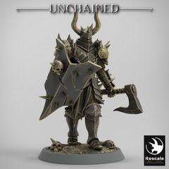 Rescale Miniatures | LightSoldier AxeWalk（プレーンベース）32mm | 3Dプリント ミニチュア TRPG
