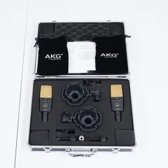 AKG C414 XLII コンデンサーマイク ステレオペアセット完動品 超美品 AKG/C414 XLII STEREO SET おすすめ ステレオペア 定番