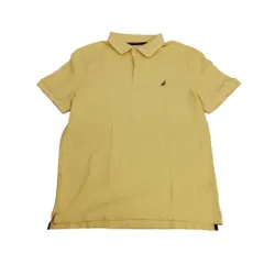 【最終値下げ SALE】NAUTICA ノーティカ ポロシャツ ワンポイント イエロー L　B202507