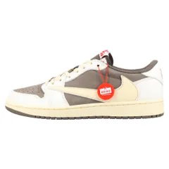 NIKE (ナイキ) ×Travis Scott AIR JORDAN 1 LOW トラヴィススコット エアジョーダン1 ローカットスニーカー リバースモカ ブラウン/ホワイト DM7866-162 US12/30cmのサムネイル