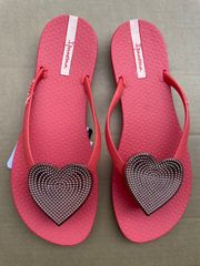 ipanema MAXI RED/BEG レッド/ベージュ　イパネマ　ブラジル製　ビーチサンダル　ビーサン