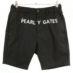 パーリーゲイツ ロゴ ハーフパンツ 黒 - メルカリ