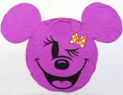 【中古】Tシャツ ミニーマウス(フェイス) シャツ パープル フリーサイズ 「ディズニー」 ディズニーリゾート限定