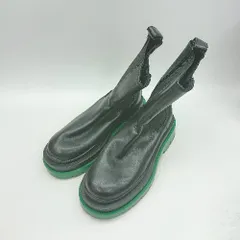 ■ ⊇ ESPERANZA エスペランサ ミドル丈 ブーツ サイズM ブラック グリーン レディース E  【1502200006602】