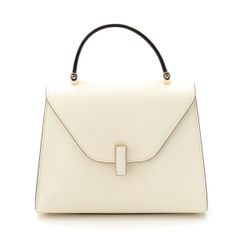 ヴァレクストラ イジィデ ミディアム レザー 2WAY ショルダー ハンドバッグ ホワイト【中古】