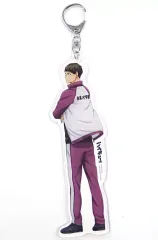 【中古】キーホルダー・マスコット(キャラクター) 牛島若利 「ハイキュー!! アクリル振り向きキーホルダー」 ジャンプフェスタ2017グッズ
