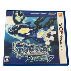 【管31455】動作未確認☆ポケットモンスター アルファサファイア   ニンテンドー3DS Nintendo