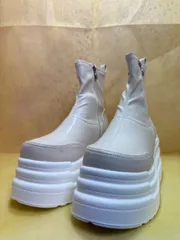 ♡新品未使用♡  24.5cm 　ヨースケ YOSUKE  　レディース 　厚底ショートブーツ　厚底 ストレッチブーツ 　MY1117-271