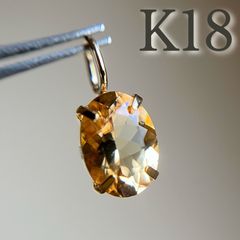 K18 天然石タンザナイトovalペンダントトップ　18金イエローゴールド5×7 K18 天然石タンザナイト oval ペンダントトップ 18金イエロー