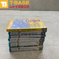 任天堂/Nintendo/ニンテンドー WiiU スーパーマリオメーカー スプラトゥーン マリオカート8 ヨッシーウールワールド ファミコンリミックス1＋2 等 ソフト 10点セット