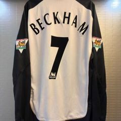 ベッカム　長袖　マンチェスター·ユナイテッド　100周年　記念ユニフォーム 両面