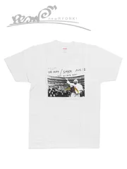 シュプリームアンタイヒーローコラボポープTシャツ se834