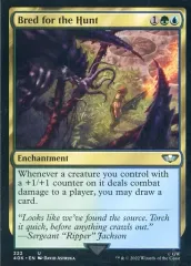 【中古】マジックザギャザリング 222[U]：【40K】Bred for the Hunt/狩りの仕込み