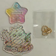 グレイ・パーカー・サービス アクスタにもなるホログラムアクリルキーホルダーコレクション 超まじかるちいかわ あのこ/集合