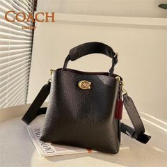 COACH コーチ ショルダーバッグ Willow Bucket C3916 レディース ウィロウ バケットバッグ ハンドバッグ レザー 鞄　アウトレット　ブラック