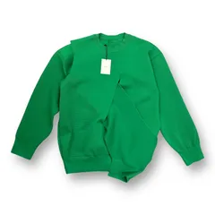 定価50600円 新品 stein 23SS HIGH COUNT CROSSOVER KNIT LS ハイカウント クロスオーバー ニット セーター シュタイン ST.539   グリーンのサムネイル
