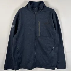 古着 ザ・ノースフェイス THE NORTH FACE フリースジャケット フルジップ ワンポイントロゴ ジップ胸ポケット  L  ネイビー メンズ