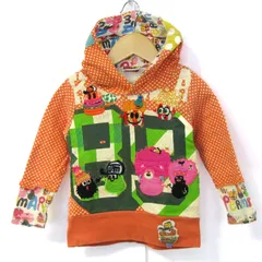 ジャム パーカー トップス 長袖 プルオーバー スウェット ベビー 男の子用 90サイズ オレンジ JAM 【中古】