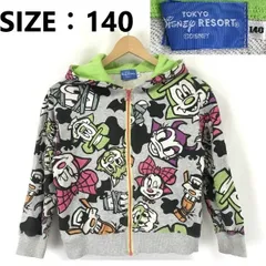 ハロウィン限定/東京ディズニーリゾート★スエットパーカー【キッズ140/ミッキー/ミニー】JAPAN/Disney land/hoodie/Jacket/Jumper◆sBH956<sale>