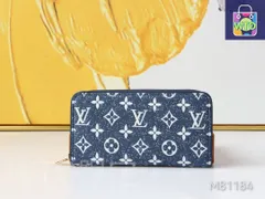 【今日特価】Louis Vuitton ルイ・ヴィトン モノグラムデニムウォレットシリーズ ジャガードデニムと牛皮を採用する