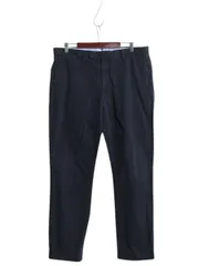 【お得なクーポン配布中!】 ポロ ラルフローレン チノ パンツ 実寸 36 31 / 古着 スラックス チノパン ストレッチ コットン ストレート ノータック アーミー タイプ 紺