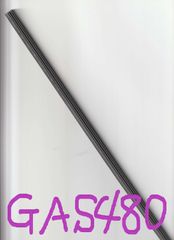 シフト 協栄製作所 SHIFT グラファイトワイパーラバー graphite wiper rubber GAS480 6mm幅 480mm用 1本 GAS-480