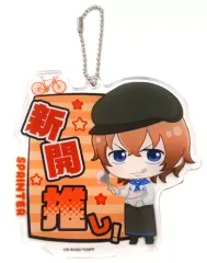 【中古】キーホルダー・マスコット(キャラクター) 新開隼人 ダイカットクリアタグA 「セガコラボカフェ 弱虫ペダル GLORY LINE」