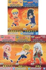 [중고] 피규어 전 5종 세트 [NARUTO-나루토-] 월드 콜렉터블 피규어