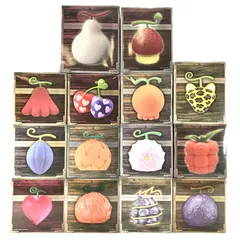 ▽BANPRESTO キャラクターグッズ 悪魔の実 ルームライト 「ワンピース」 14点セット 未開封品 箱傷みあり