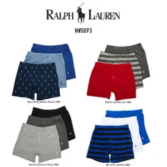 POLO RALPH LAUREN(ポロ ラルフローレン)ニットボクサー トランクス 3枚セット お買い得 パック メンズ 下着 Stretch Classic Fit NWSBP3のサムネイル