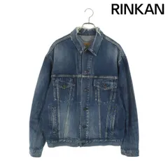 balenciaga Gジャン バックロゴ  オーバーサイズ  ロゴ BALENCIAGA バックロゴプリント Gジャン デニムジャケット 46