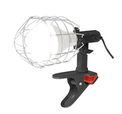 【特価商品】植物育成 投光器 投光器 照明 ライト 現場 工事用 CLT-48LA【低ノイズ仕様】【連結コンセント付】【口径E26】【照射角度調整】作業灯 48W クリップライト LED MAN EARTH 高儀(Takagi)