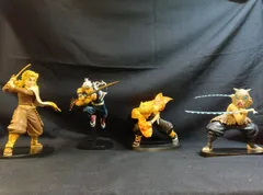 鬼滅の刃　フィギュア 4体セット 煉獄杏寿郎・宇髄天元・我妻善逸・嘴平伊之助★D291