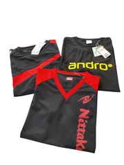 TSP アンドロ ニッタク◆ブランドゲームシャツ 3枚セット M 卓球 半袖Tシャツ JTTA