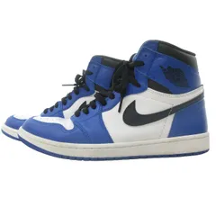 ナイキ NIKE 美品 AIR JORDAN 1 RETRO HIGH OG GAME ROYAL エアジョーダン1 スニーカー シューズ 青 ブルー US10 28㎝ 55088-403 STK