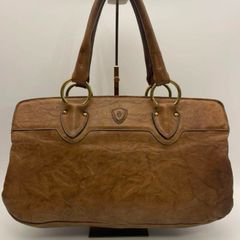 ✨美品✨フェリージ 11/40/SA クロコ型押し トートバッグ A4可 茶 