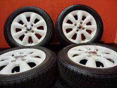 【BS VRX 155/65R14】スタッドレス【ホットスタッフ ララパーム 14インチ 4.5J4HPCD100+43】バリ溝 キャンバス ココア等　(VTM270)