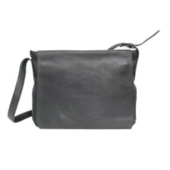 ダンヒル(Dunhill) メンズ レザー ショルダーバッグ ブラックのサムネイル