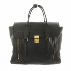 3.1 フィリップリム 3.1 phillip lim パシュリミディアムサッチェル ハンドバッグ レザー ブラック /NQのサムネイル