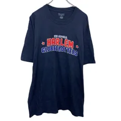Champion プリントTシャツ 2XL ネイビー チャンピオン プルオーバー ビッグサイズ カットソー 古着卸 アメリカ仕入 a704-5311