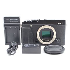 ■極上品■ FUJIFILM X-E1 ボディ ブラック ミラーレス一眼 FX-X-E1B 富士フィルム